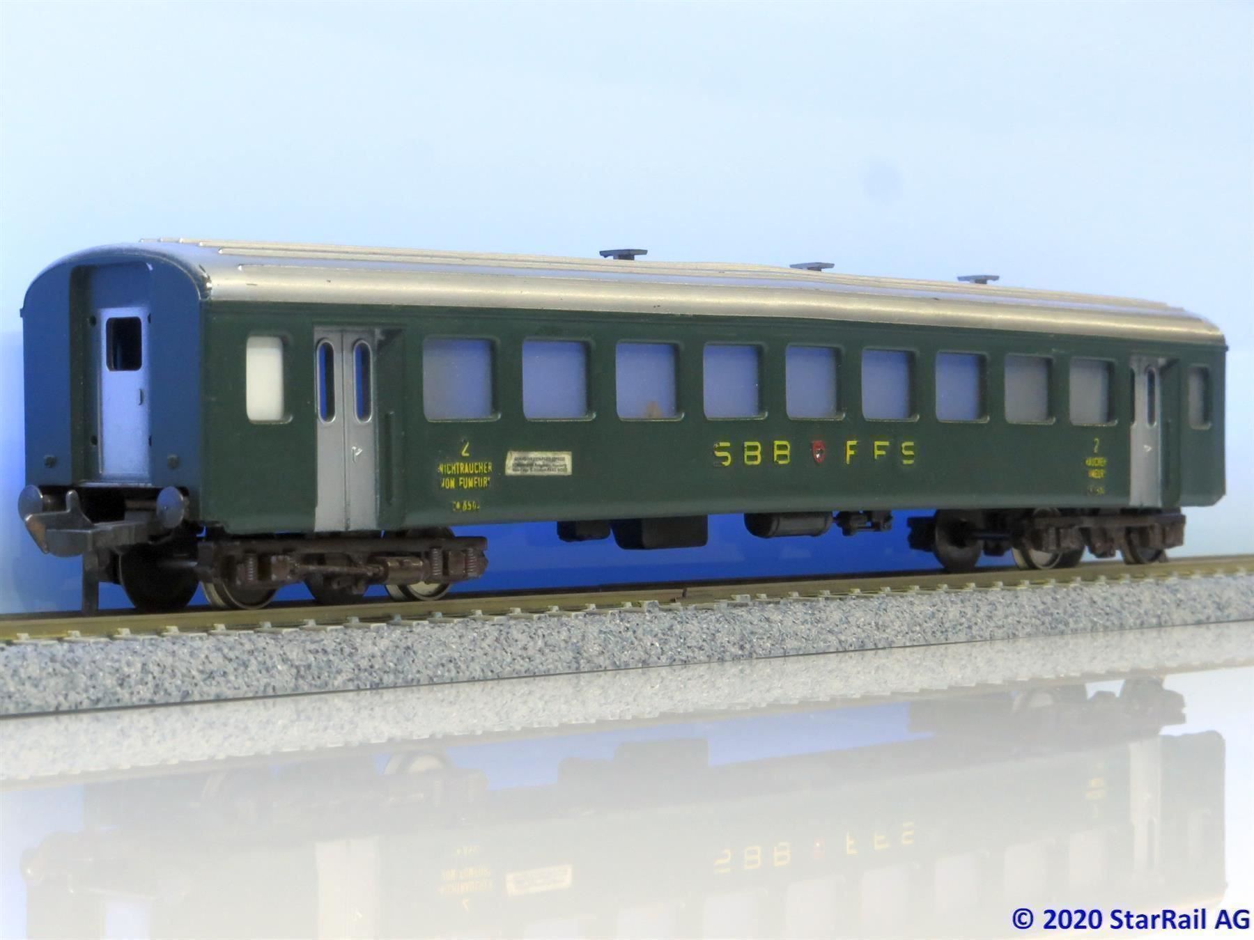 Fleischmann Modellini di ferrovie: Fleischmann 1416 Personenwagen 2. Klasse – Usato da Ennetbaden venduto da StarTrain 5