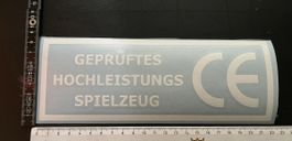 Sticker - Geprüftes Hochleistungs Spielzeug