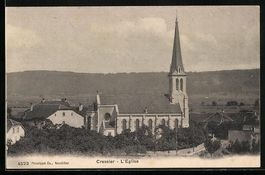 AK Cressier /NE, L'Eglise, 1906