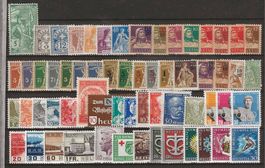 CH003 - Lot timbres CH neufs **