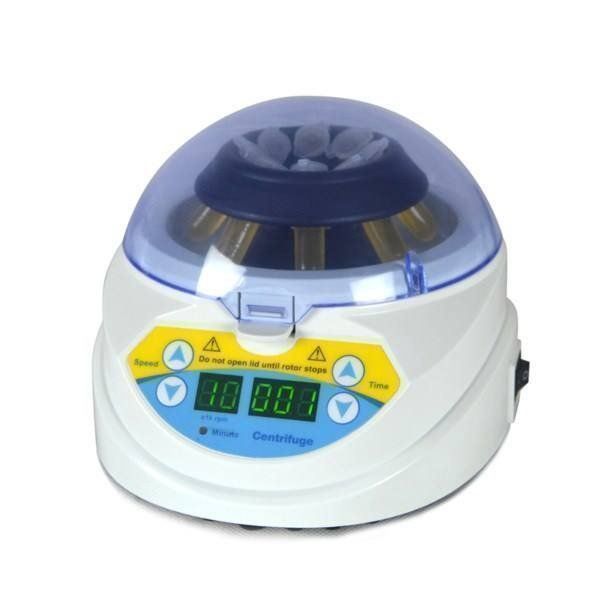 Produktbild von LeTkingok Mini-Zentrifuge 220V – Handflächengroß, 3-in-1 Rotor, Einstellbar 4000/6000/7000 U/min Für PCR, Mikroröhrchen & Mehr – Ideal Für Labor & Forschung