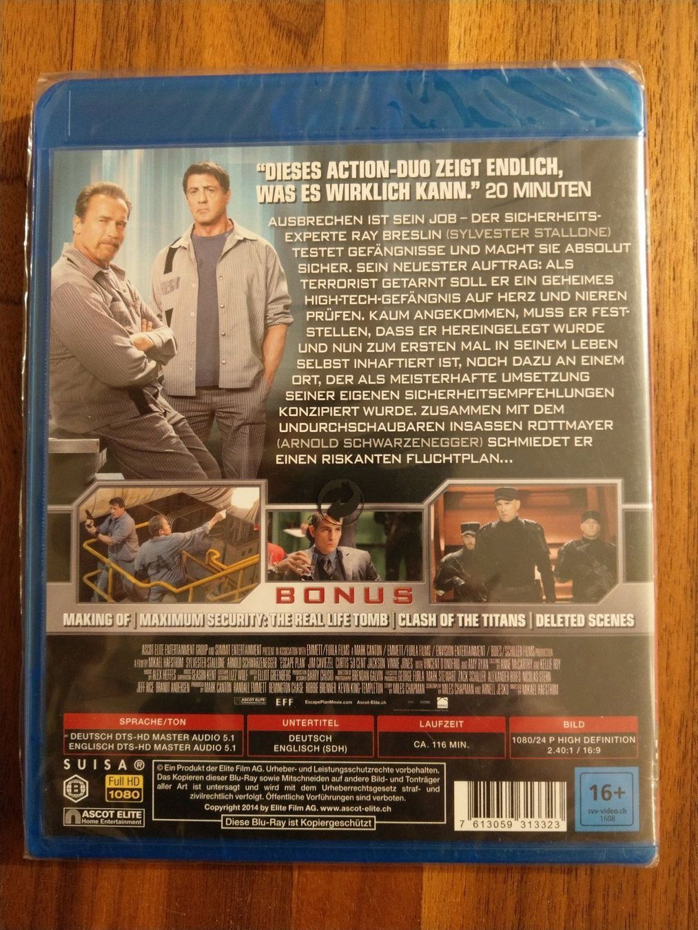 Tutti i DVDs: Blu Ray - Escape Plan *Neu* – Nuovo e nell'imballaggio originale da Rheinfelden venduto da FilmAuktion 1