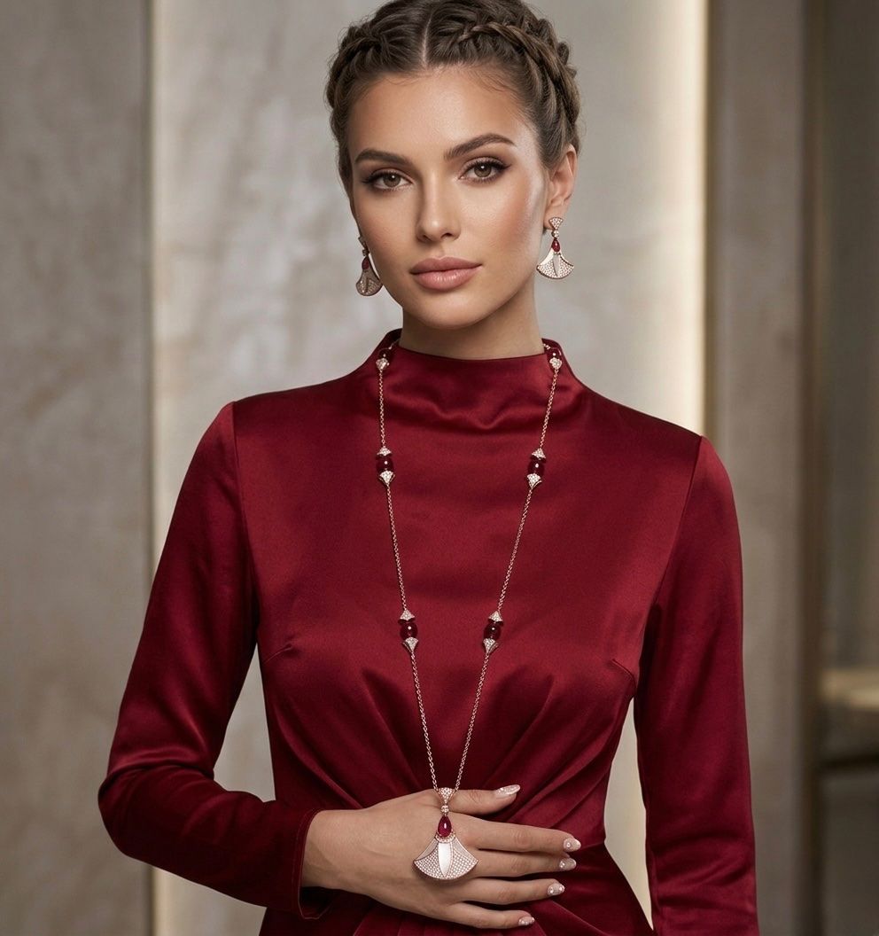 Altri gioielli: Parure collier et boucles d'oreilles rosées – Nuovo e nell'imballaggio originale da St-Maurice venduto da Sandrinette123 2