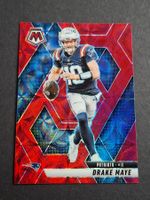 Drake Maye Mosaic Red Scope Patriots