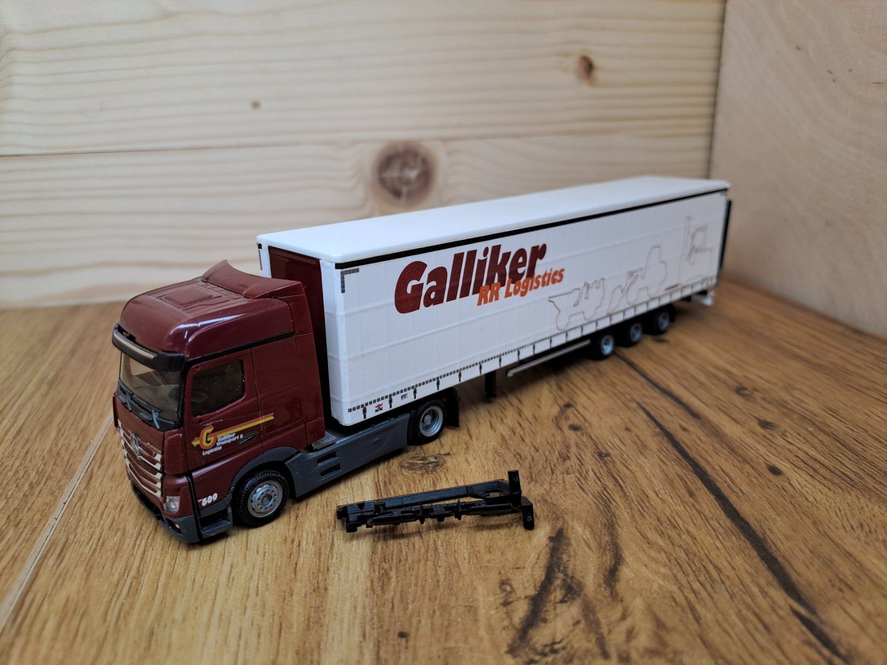 Herpa Modellini d'auto: MB Actros Galliker RR Logistics – Nuovo (secondo la descrizione) da Reiden venduto da vscp5