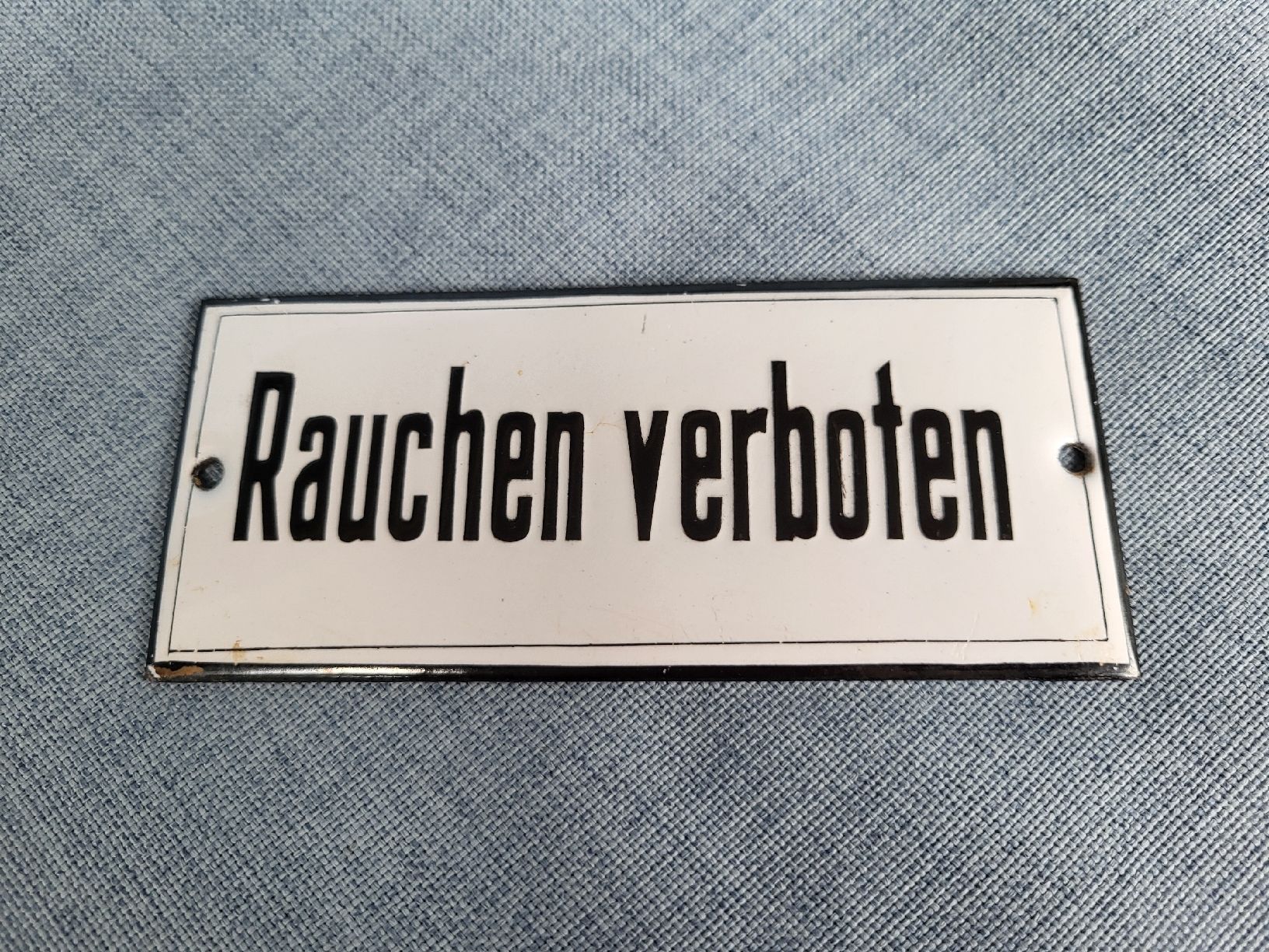 Insegne: Emailschild Rauchen verbote  – Usato da Gutenswil venduto da ghekko88