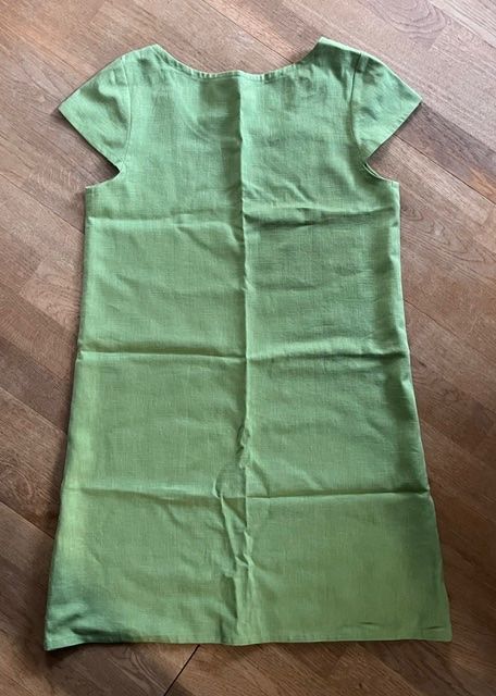 Kleider: Tolles grünes Leinen-Kleid – Gebraucht aus Steinmaur von Dyleila 1