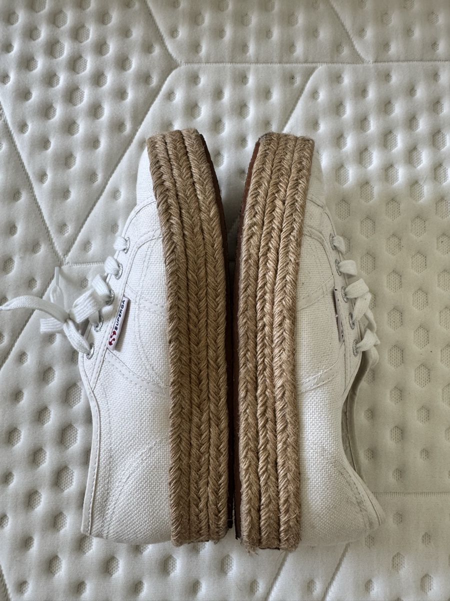Superga Damenschuhe: Superga Damen Espadrilles weiss – Gebraucht aus St. Gallen von nikolasbong 2