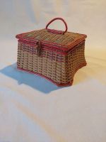 Vintage Nähkörbli aus Peddigrohr / Rattan