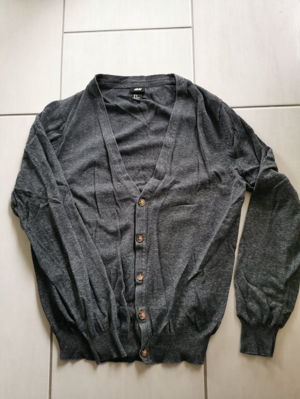 H&M Giacche: Dunkelgraue Strickjacke, Gr. M, H&M – Nuovo (secondo la descrizione) da Malters venduto da Wahni81