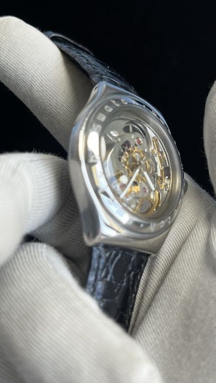 Swatch Montres: Swatch Automatik Herrenuhr Skeleton Optik – D'occasion à Grenchen par chththl 6