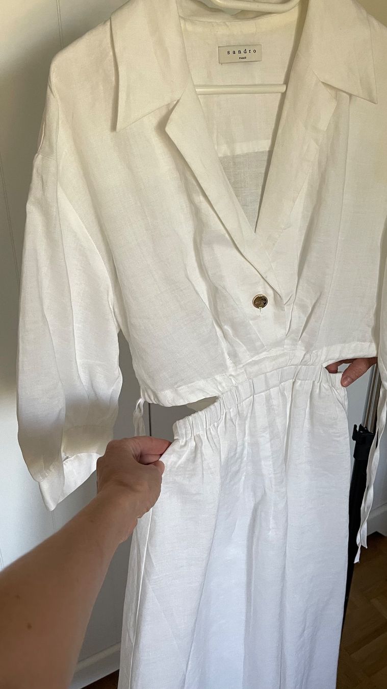Sandro Vestiti: Sandro Kleid, weiss, Gr. 36 Neus! – Nuovo (secondo la descrizione) da Schaffhausen venduto da Mea_85 4