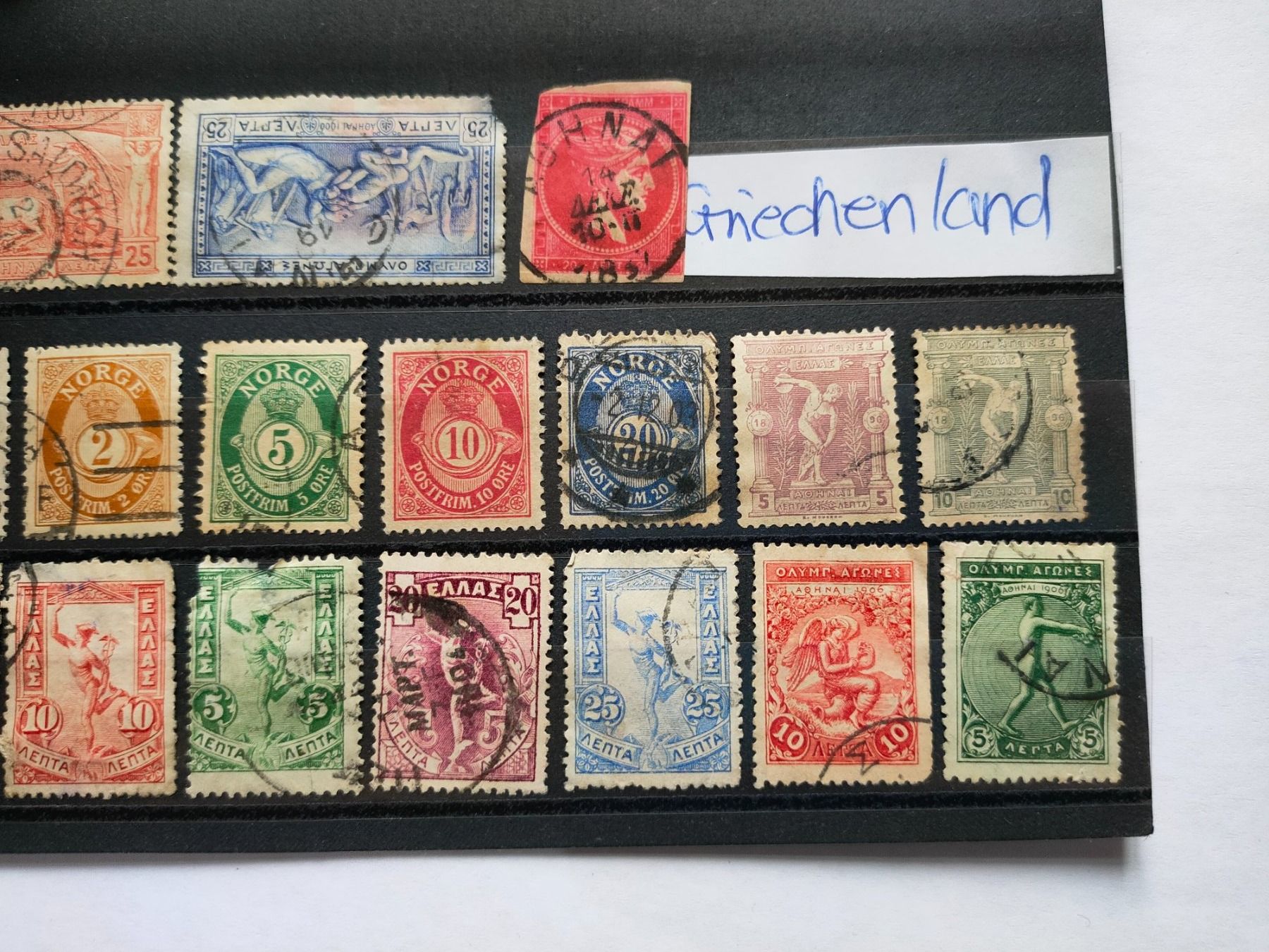 Tutti i francobolli: Briefmarken Lot Griechenland Alt – Usato da Bronschhofen venduto da happynews2018 2