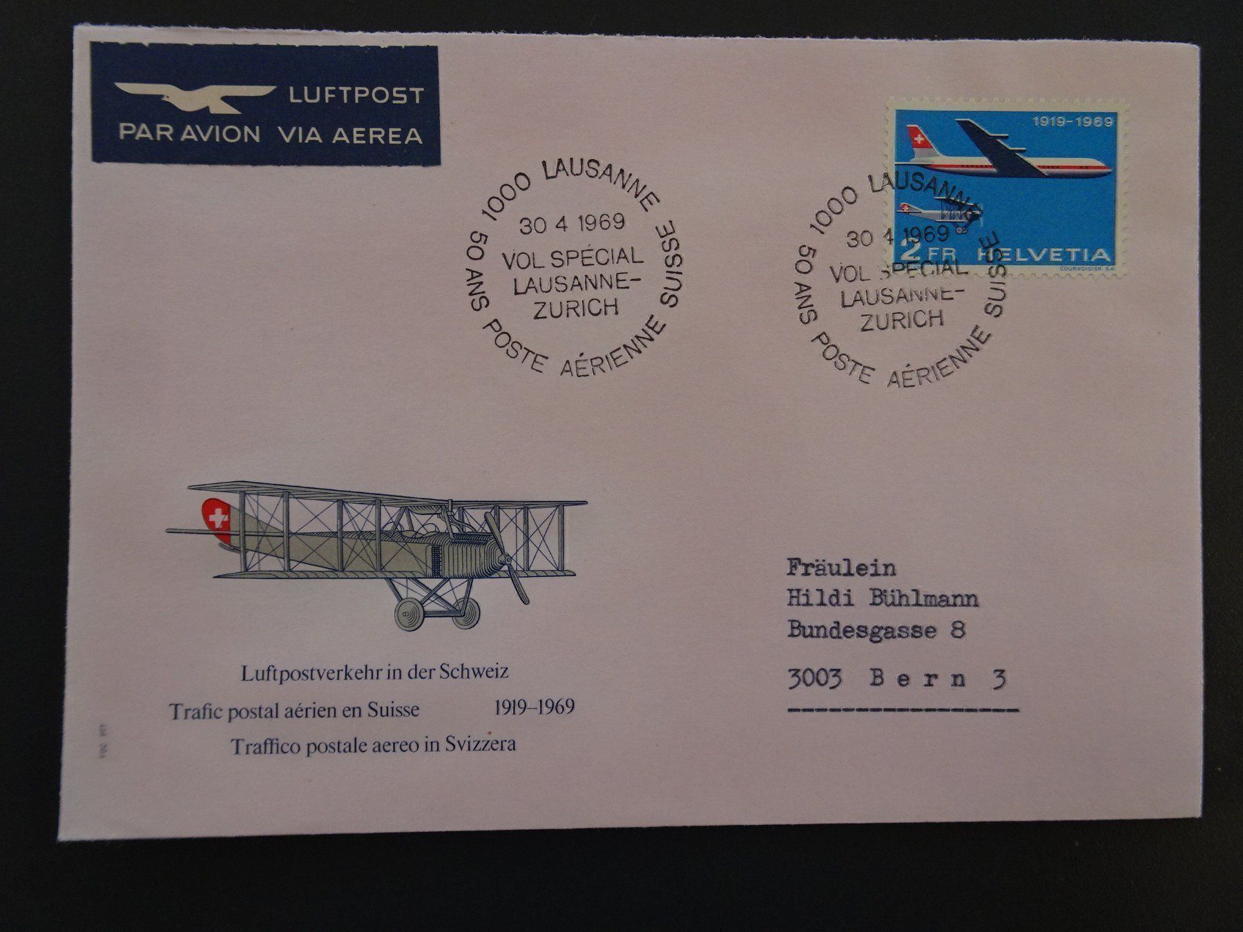 Alle Briefmarken: Div. 1969 – Gebraucht aus Aadorf von Chnorli-Furz 2