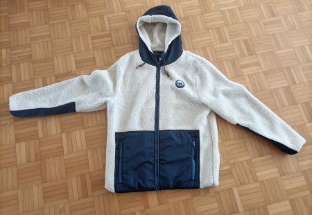 Fleecejacke Teddyjacke Coal Grösse XL