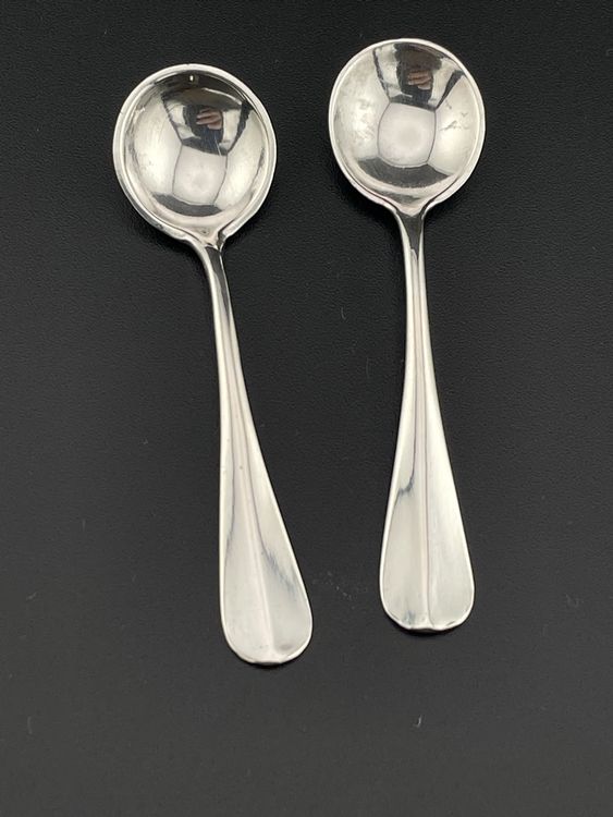 Kleiner Salzlöffel Aus 925er Sterlingsilber – 5,1 Cm, Muschel-Design, Perfekt Für Senf, Gewürze & Als Geschenk