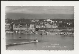 AK 1952 Genf Quai du Mont Blanc und Quai Wilson