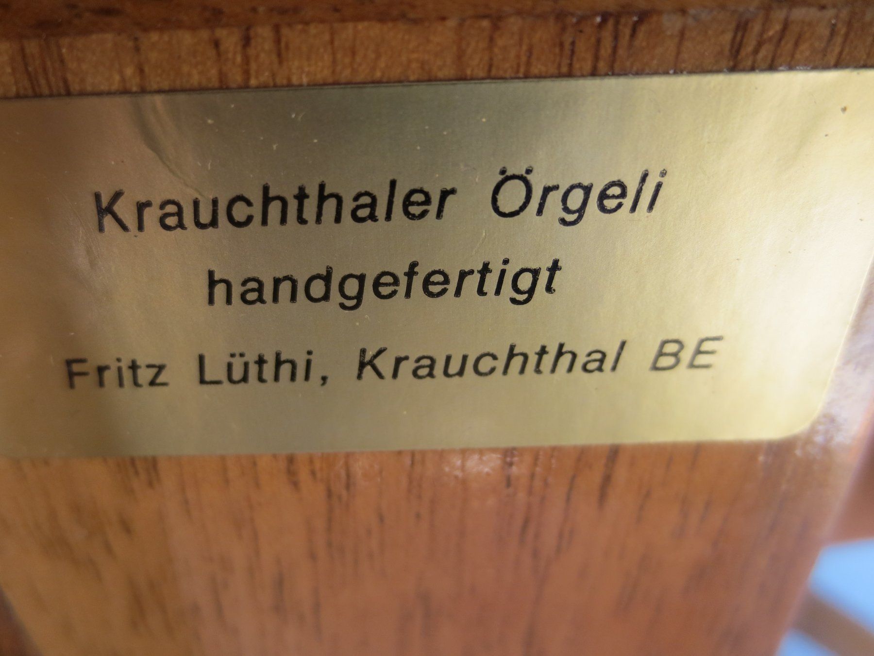 Strumenti musicali: Mini Örgeli Fritz Lüthi, Krauchthal BE – Nuovo (secondo la descrizione) da Weier im Emmental venduto da waefler03 6