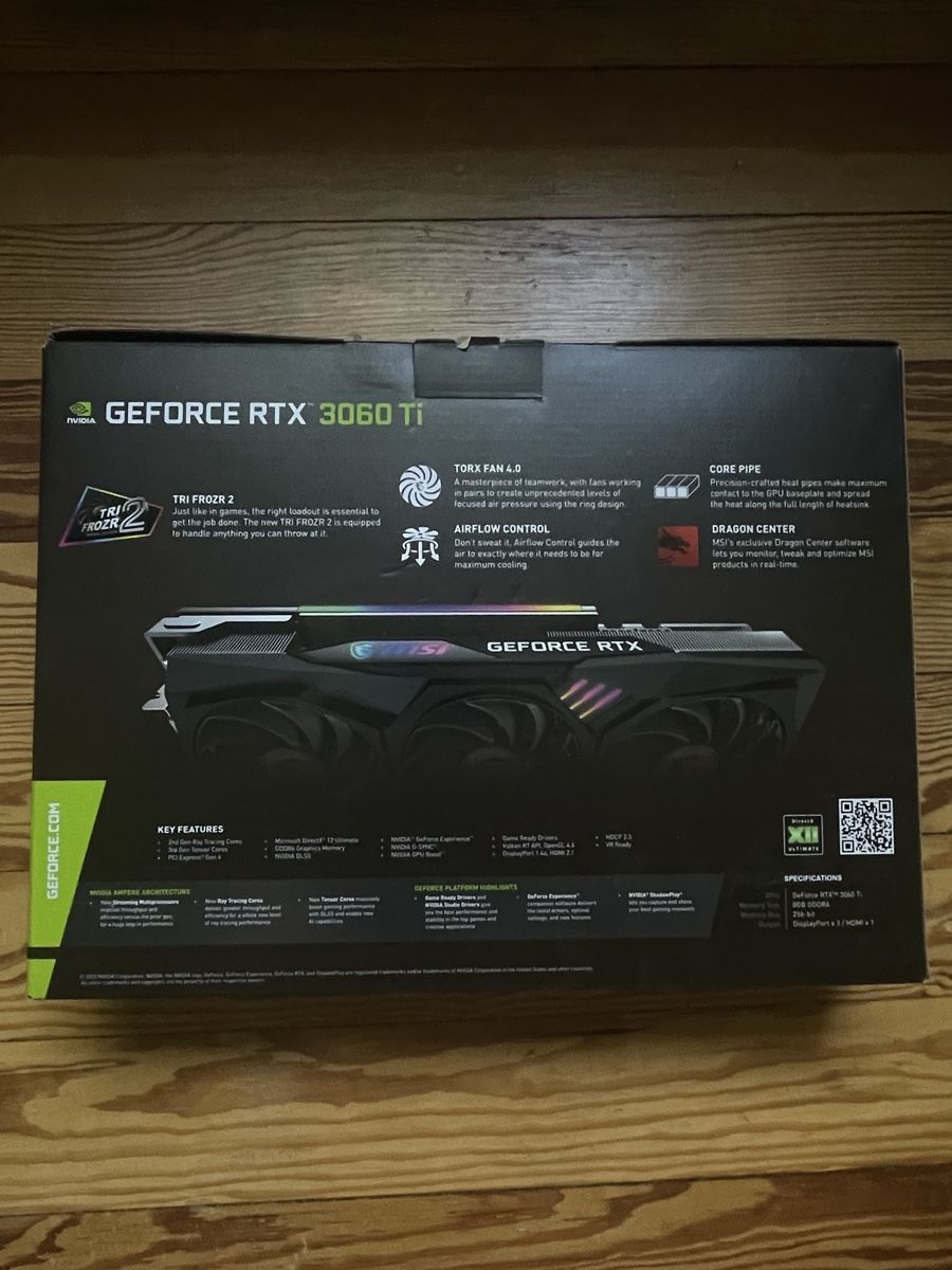Cartes graphiques: MSi RTX 3060 Ti Gaming Trio X – D'occasion à Basel par portinscale 5