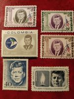 Briefmarken John F. Kennedy gemischte Auswahl 6 Stück