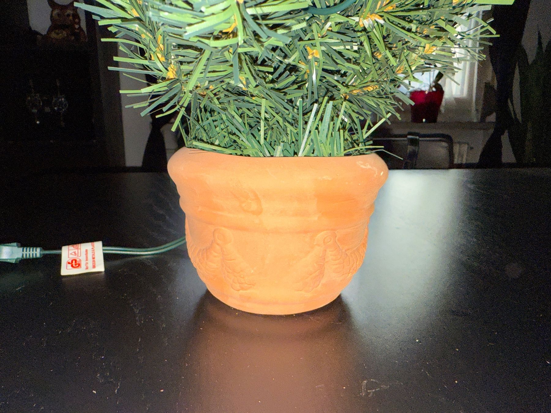 Tutte le decorazioni: Weihnachtsbaum, Tischbaum, ca. 36cm hoch, mit Lichter! – Usato da Erstfeld venduto da Uhu1980 4