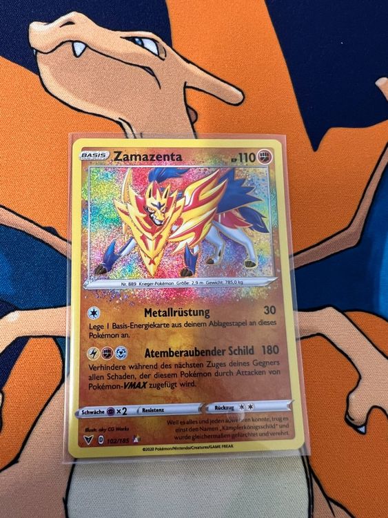 Pokemon - Zamazenta (VIV 102) - DE - Farbenschock | Kaufen Auf Ricardo