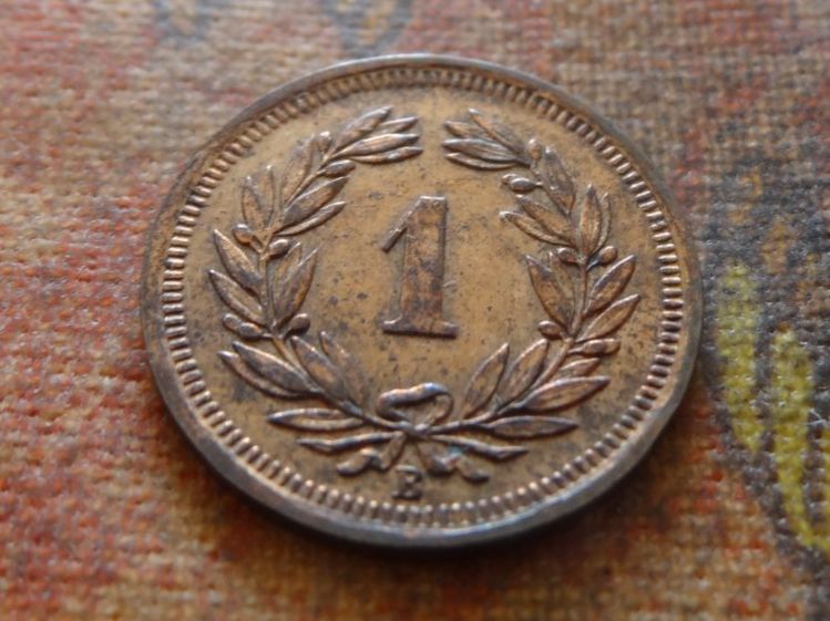 Alle Münzen: 1 Rp. 1934  (A) – Gebraucht aus Romanel-sur-Lausanne von Swift13 1