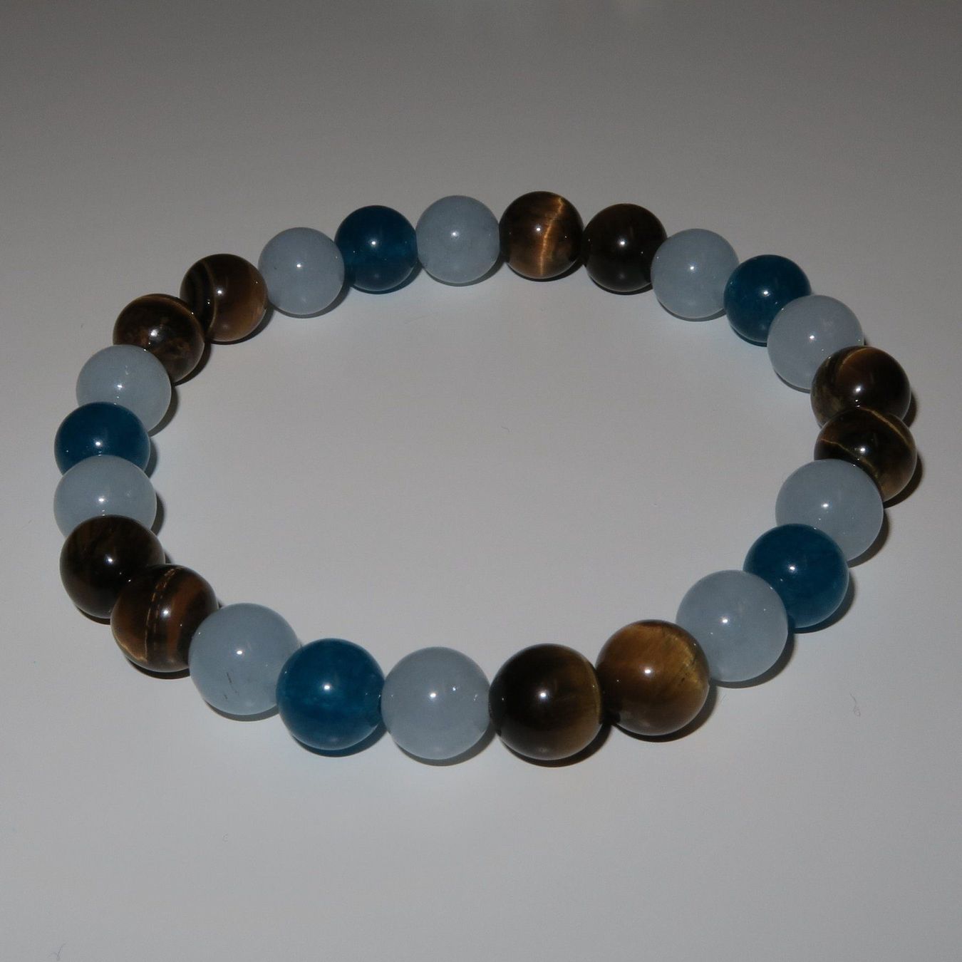 Bracciali & Braccialetti: Herren Armband - Edelstein LAVA, TÜRKIS – Nuovo e nell'imballaggio originale da Visp venduto da steinschmuckwelt 2