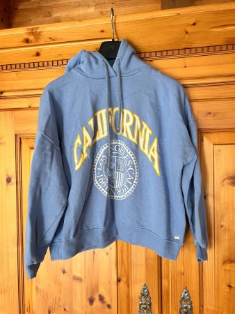 DAMEN PUMA Kapuzenpulli /Hoodie / Pulli Hellblau - Gr XS  AN