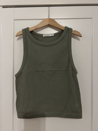 khaki Tanktop, Stradivarius