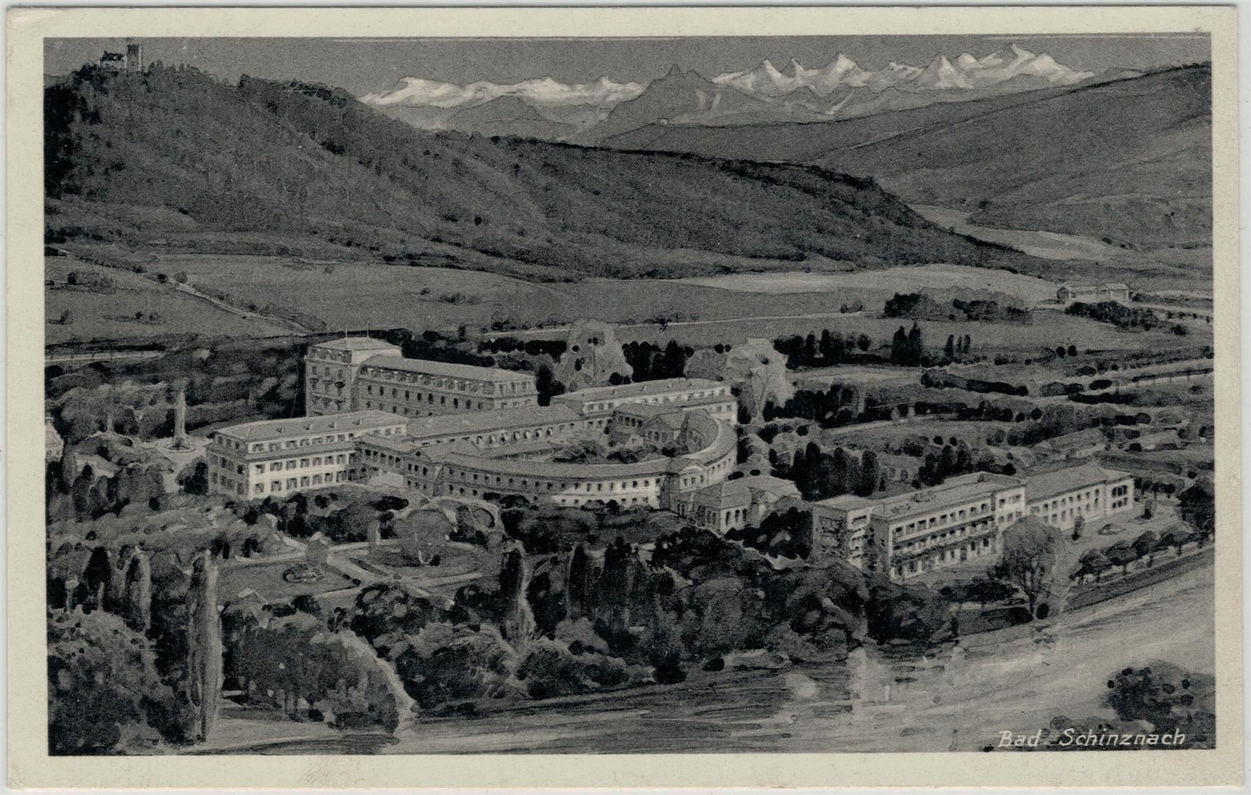 Ansichtskarten: AG 264 BAD SCHINZNACH 1936 – Gebraucht aus Fribourg von philafri
