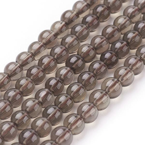 Edelsteine: Rauch  Quartz Perlen 4mm 1 Strang – Neu (gemäss Beschreibung) aus Alpnachstad von perlengaby 2