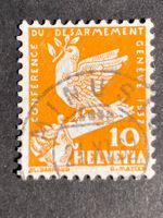 Schweiz 1932 Abrüstung 10 Vollstempel MINUSIO 21.XI.32