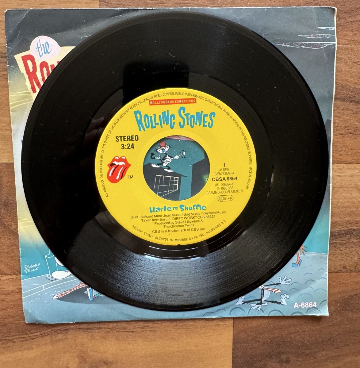 Vinyles: The Rolling Stones - Harlem Shuffle - 7 " Single - 80s – D'occasion à Rorbas par BlackstarRecords 2