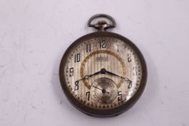 SILBER Taschenuhr ANTIK Medana SWISS Made, läuft!