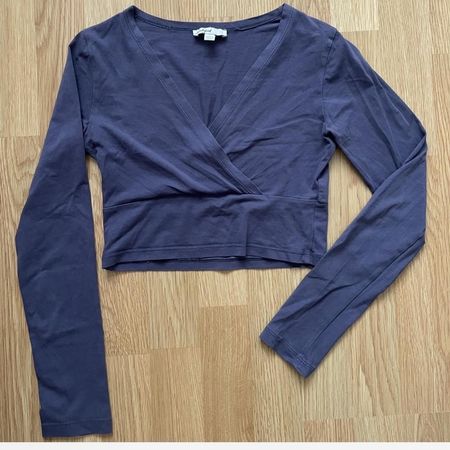 blue wrap longsleeve
