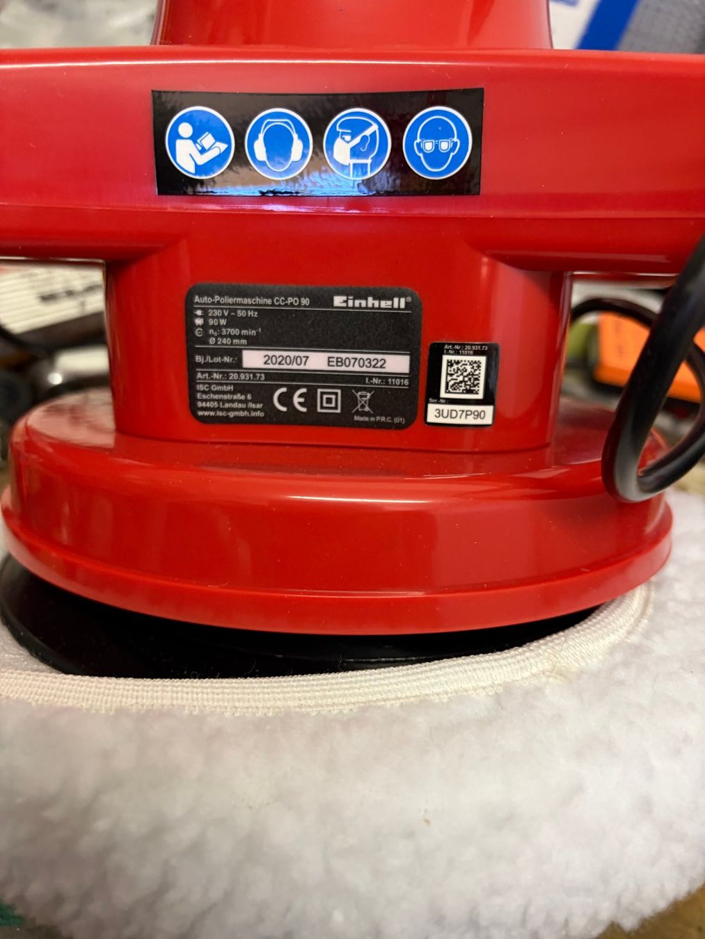 Einhell Tutti gli attrezzi: Einhell Auto-Poliermaschine CC-PO 90 – Usato da Zuerich venduto da Daniel020