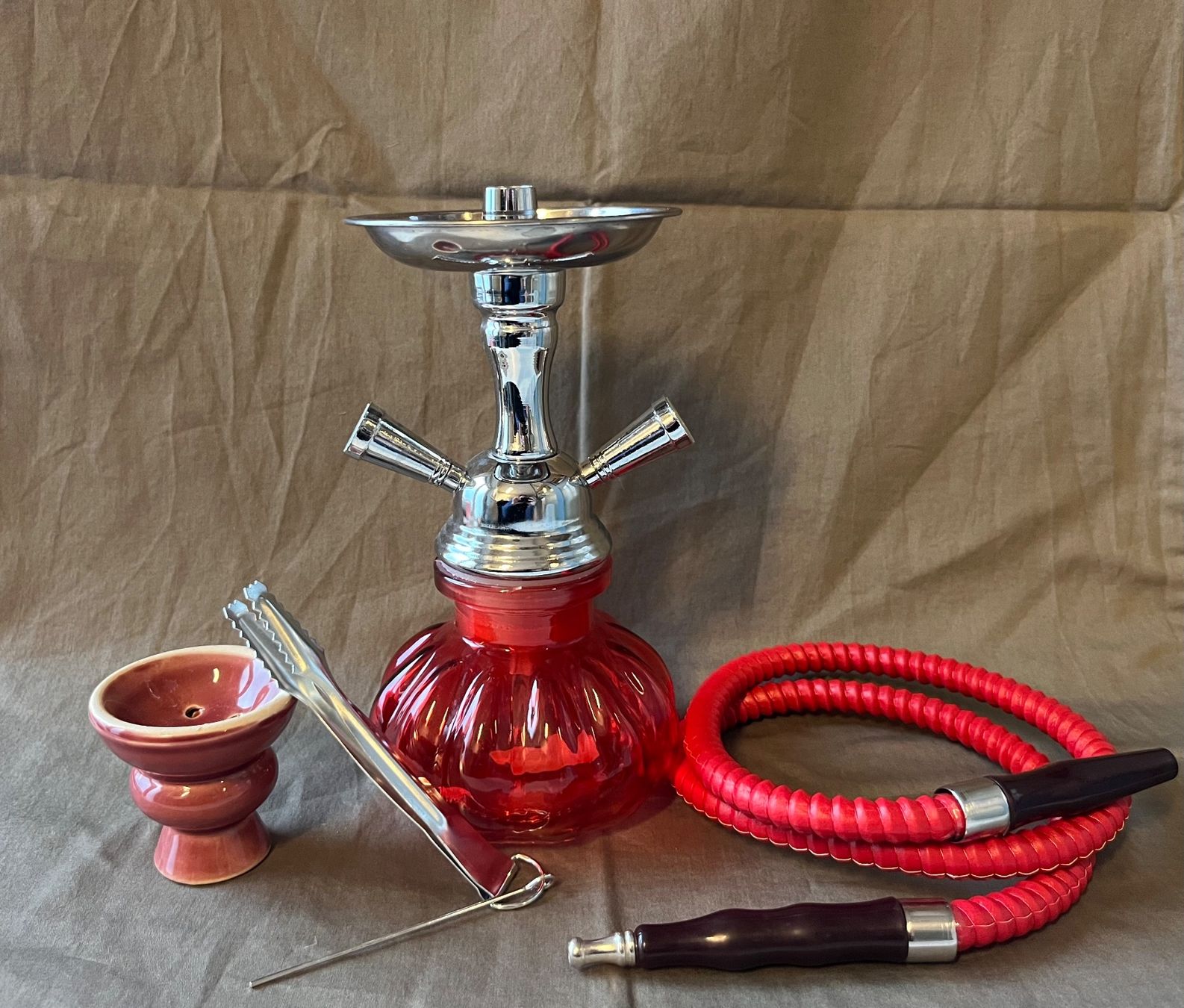 Narghilé: Atomic Shisha Rot – Nuovo e nell'imballaggio originale da Walchwil venduto da Marusha1