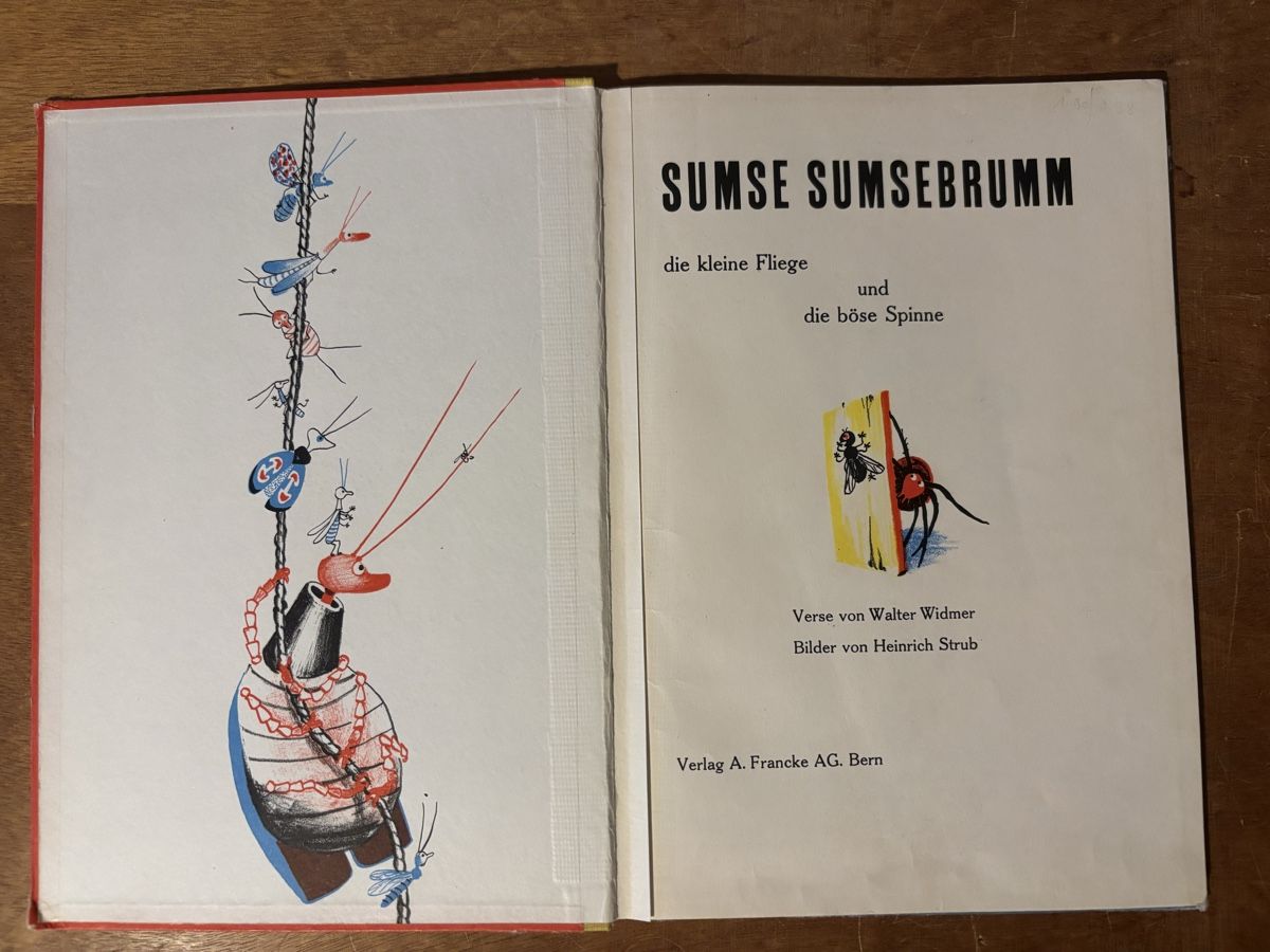 Bücher: Sumse Sumsebrumm. Walter Widmer & Heinrich Strub – Gebraucht aus Zürich von WWehrle 1
