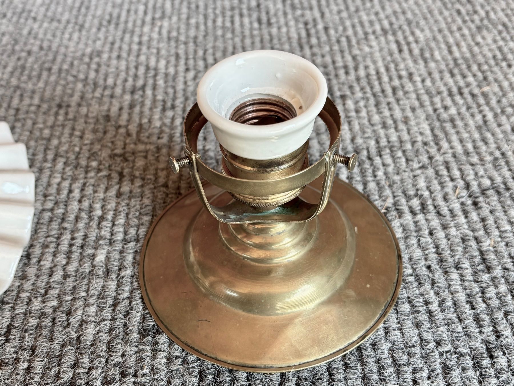 Lampade: Originale antike Jugendstil Deckenlampe Hängelampe – Usato da Lüchingen venduto da Eeizo 6
