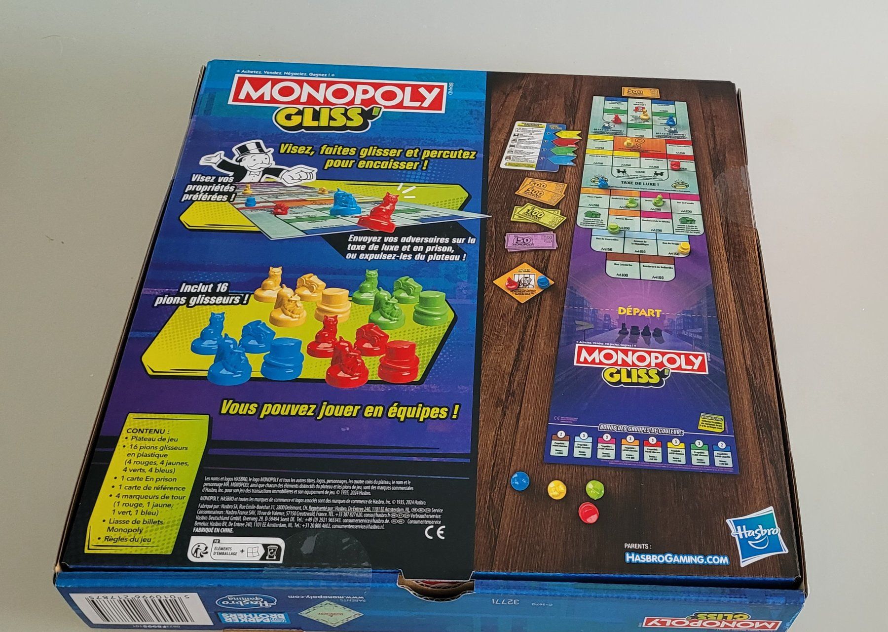 Hasbro Giochi: Monopoly Gliss' Französische Version – Nuovo e nell'imballaggio originale da Oberuzwil venduto da aseinkaufswelt 1