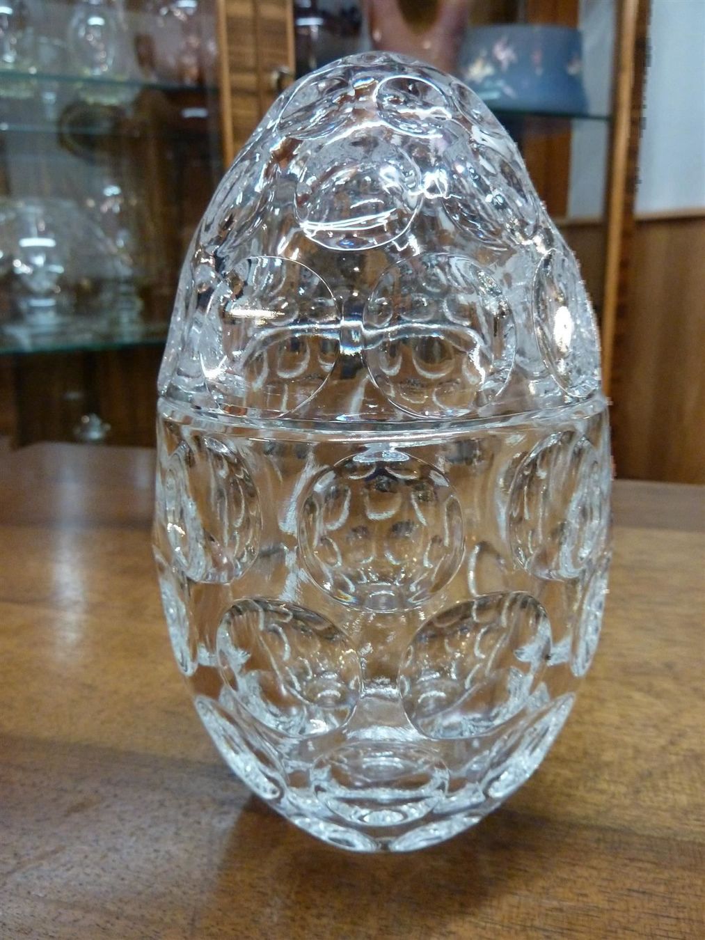 Figurines: Glas Ei, Deckeldose – D'occasion à Bure par 1319 1