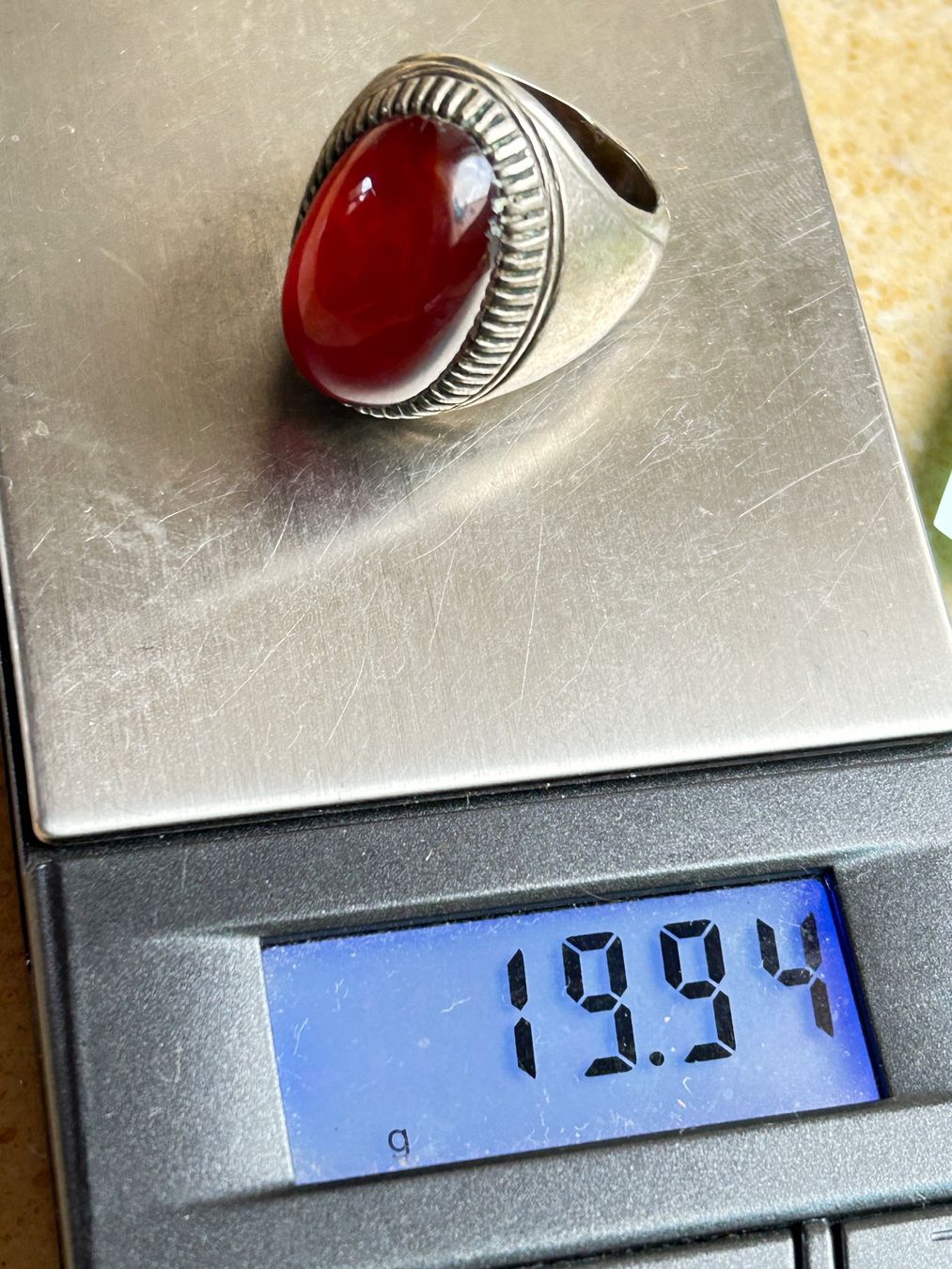 Anelli: Weinroter Pompöser Ring (59) – Usato da Laufen venduto da Bellebellezza 9