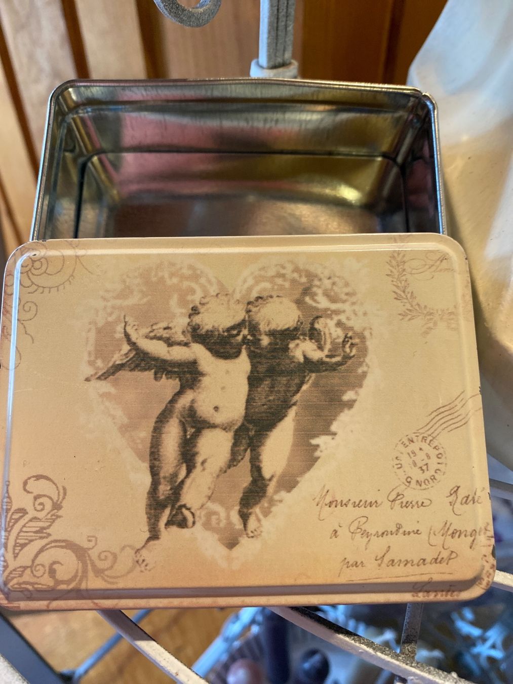 Alle Dekorationen: BLECHDOSE-ENGEL-VINTAGE – Neu und originalverpackt aus Meienried von ManuelaBoutique 5