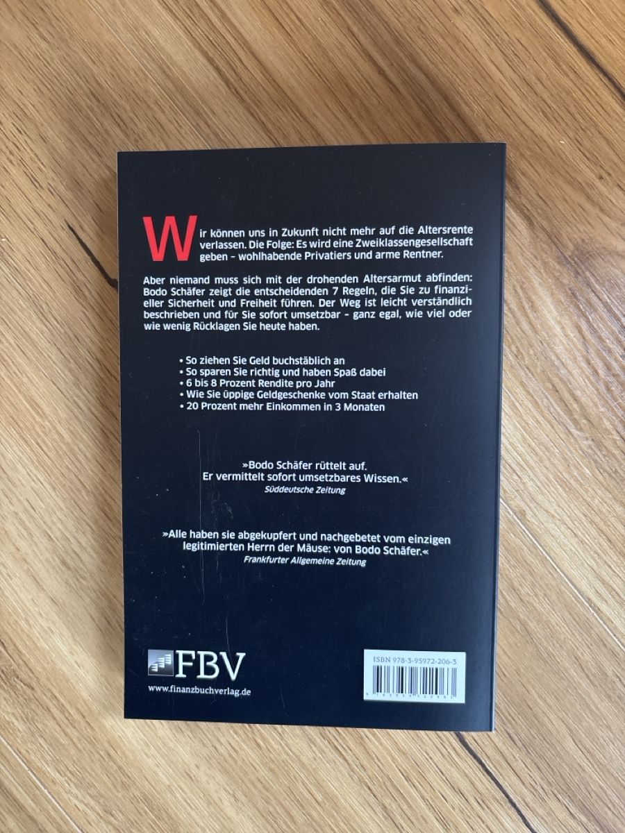 Bücher: Buch Rente oder Wohlstand von Bodo Schäfer – Neu (gemäss Beschreibung) aus Ennetaach von sch_7vdk 1