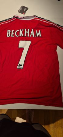 Original Beckham Manchester United Trikot, Grösse XL