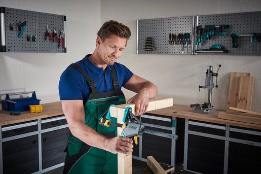 Wolfcraft Tutti gli attrezzi: Einhandzwinge EHZ PRO 100 - 150 mm – Nuovo e nell'imballaggio originale da Koppigen venduto da Bracher_Mail-House 4