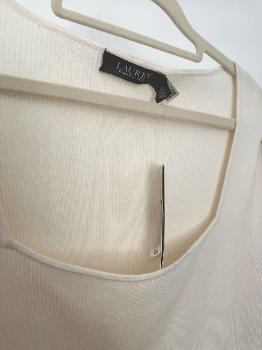 Ralph Lauren Pullover & Sweatshirts: Ralph Lauren Rib Strickpullover Creme – Neu und originalverpackt aus Zürich von di_archive 6