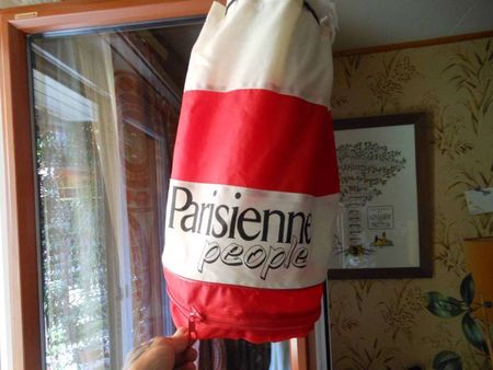 Retro Parisienne Vintage Tasche Sack Strand Schwimmbad