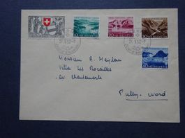 1952 Pro Patria FDC BERNE